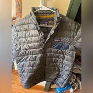 patagonia down jacket quarter zip